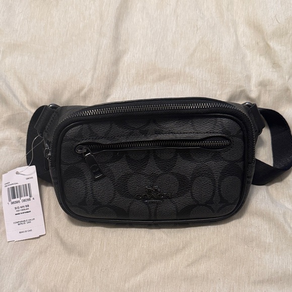 Coach Black Signature Belt Bag - Picture 5 of 6